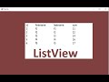 Programming with visual Basic. net: retrieve data from access database and display in listview