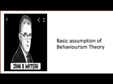 Behavioural Theory Of Learning-Basic Assumption Of Behaviourism Theory ...