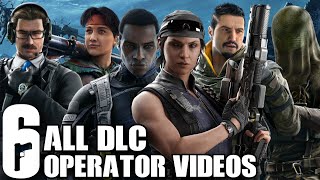 Rainbow Six Siege All DLC OPERATOR videos Year 1-4 Including Wamaii Kali Shifting Tides