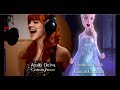 Let it go Multilanguage - Behind the mic [Recording the song]