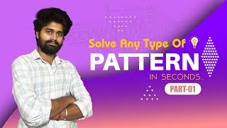 Learn this Simple method to solve any pattern in seconds | Python | CodingFataka