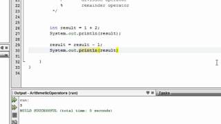 java: operators - lesson 6