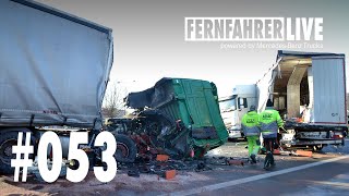 🔴 Lkw-Unfälle am Stauende - wer stoppt den Wahnsinn? FERNFAHRER #LIVE #053