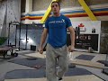 david earle 135kg clean and jerk 100kg x2 push presses @ 69kg