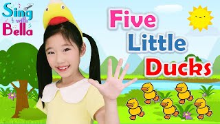 Five Little Ducks with Actions and Lyrics | Kids Action Song | Children’s Songs by Sing with Bella