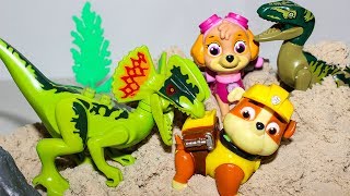 Щенячий патруль новые серии ДИНОЗАВРЫ АТАКУЮТ Развивающие мультики про Динозавры Игрушки для детей