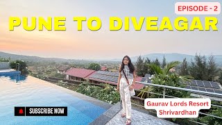 ✅ Episode - 2 Pune to Diveagar  via Tamhini ghat , Day-1 Gaurav Lords Resort #shrivardhan #trending