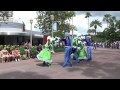 anna and elsa s royal frozen parade with kristoff at disney s frozen summer fun hollywood studios