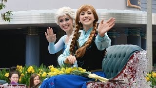 Anna and Elsa's Royal FROZEN Parade with Kristoff at Disney's FROZEN Summer Fun Hollywood Studios