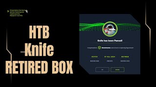 HTB Knife Retired Box