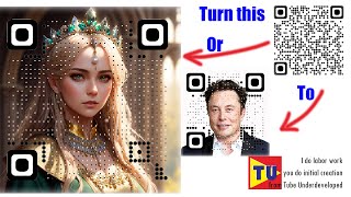 Merge photo into QR code: You just need to dig deep, goto next level incredible
