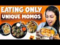 Eating Only UNIQUE MOMOS For The Entire Day!