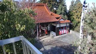 岩国弥山　日宛山神社の展望台から眺める風景