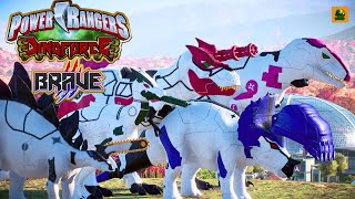 Power Rangers Dino Force Brave Zords Battle and Showcase