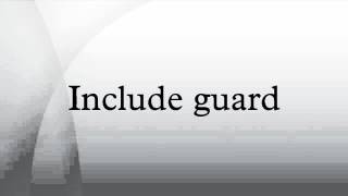 Include guard