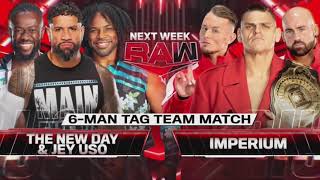 WWE RAW February 12, 2024 Official Match Card