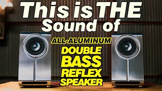 Making aluminum double bass reflex speaker_Completion! What is that amazing sound! #8