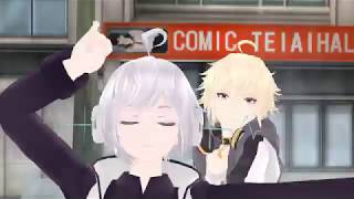 [MMD + VOCALOID cover] Disturb Manic Girl - Utatane Piko \u0026 YOHIOloid