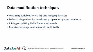 Data Mining and Exploration – Chapter 4: Data Preprocessing