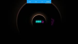 Happy New YEAR Using HTML | CSS