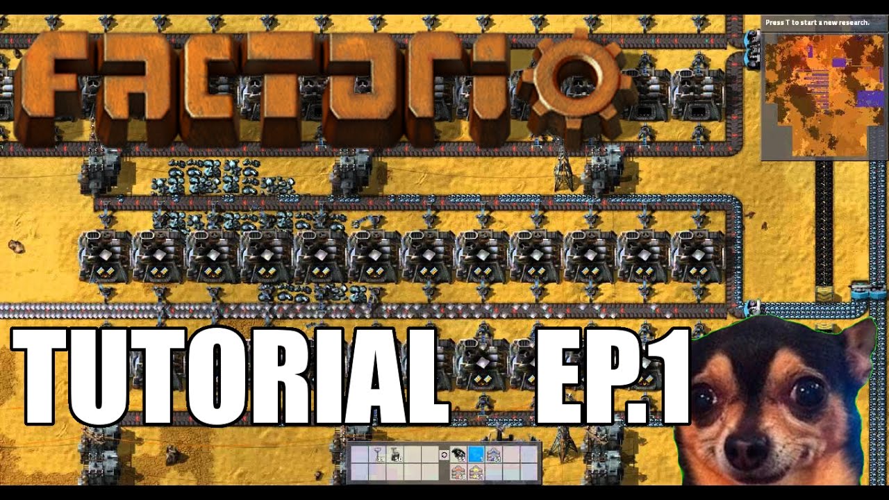 Factorio Tutorial Pt Br Ep 1 Youtube