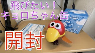 飛びたい！キョロちゃん缶を開封してみた。　チョコボール　オモチャのカンズメ