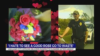Ashland City, TN officer delivers suspect's flowers after arrest