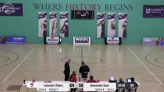 Leicester Riders Vs Sevenoaks Suns - WBBL CHAMPIONSHIP 25/04/2021