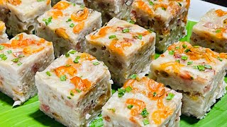 Cách làm bánh khoai môn nhân mặn thơm ngon hấp dẫn đầy đủ dinh dưỡng
