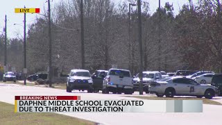 Staff, students evacuated from Daphne Middle School