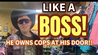 NEVER OPEN THE DOOR IF THE COPS ARE OUT THERE
