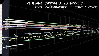 【マリオ\u0026ルイージRPG4】アックームとの戦いの果て・・・を耳コピしてみた