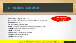 SIP Headers Explained