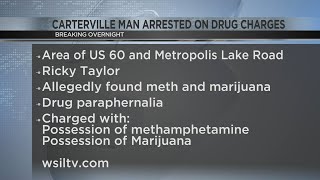 Carterville man arrested on drug charges in McCracken County, KY