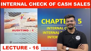 Internal Check of Cash Sales | Auditing | Bcom Sem 4 | Lecture - 16 | UGT