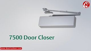 How to Index a Norton Rixson 7500 Series Door Closer Parallel Arm