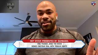 Eric Thames on joining Yomiuri Giants