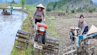 agricultural machinery, daily life of a country girl