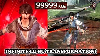 Dynasty Warriors Origins - Infinite Lu Bu Moveset Transformation [God Mode \u0026 Infinite Rage CHEATS]