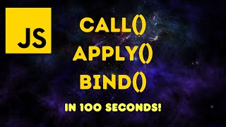 Call, Apply, and Bind Methods explained in 100 seconds - Learn JavaScript