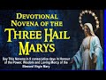 DEVOTIONAL NOVENA OF THE THREE HAIL MARYS