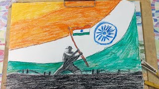 republic day drawing and🙏 Independence day drawing🙏🙏