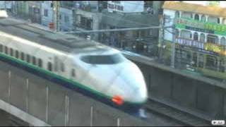 【JR東日本】E2系と200系 京浜東北線王子駅付近で撮影 Shinkansen(Bllet train)