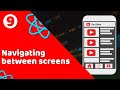 #9  - Adding tab icons and navigating between screens | YouTube clone | React Native tutorial