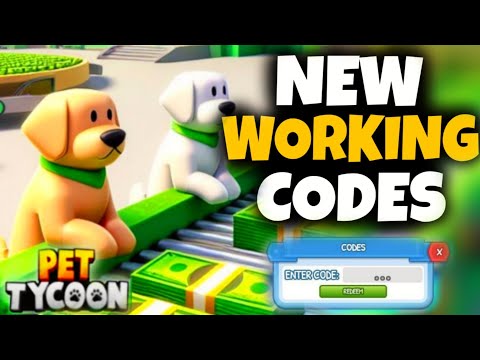 Roblox Pet Tycoon Codes