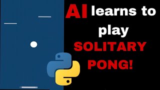 **AI** LEARNS to play PONG | NEAT Algorithm + Code