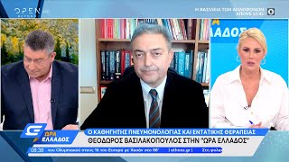 Βασιλακόπουλος: Δεν πρέπει να μας πιάνει πανικός με τις μεταλλάξεις | Ώρα Ελλάδος 26/2/2021| OPEN TV