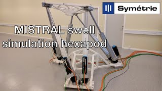 SYMETRIE MISTRAL swell simulation hexapod