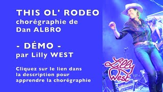 [DEMO] THIS OL' RODEO de Dan ALBRO, enseignée par Lilly WEST