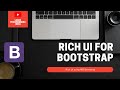 Rich UI For Bootstrap | Mdbootstrap | Bootstrap | Material Design | User Interface